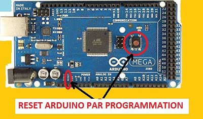 Reset arduino par programme